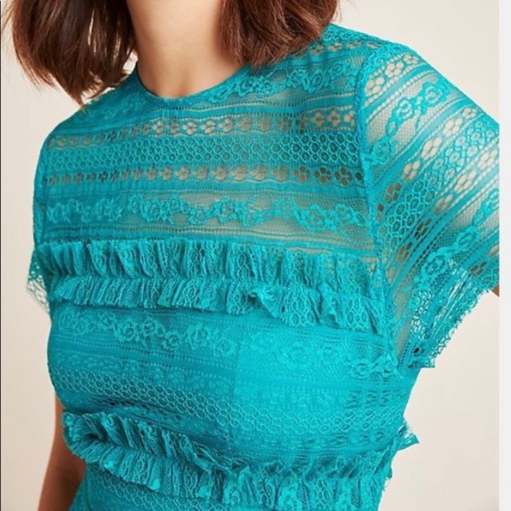 NWOT Vone Dashing Lace Midi Dress - Picture 3 of 3
